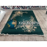 Китайский шерстяной ковер 0054001 Зеленый